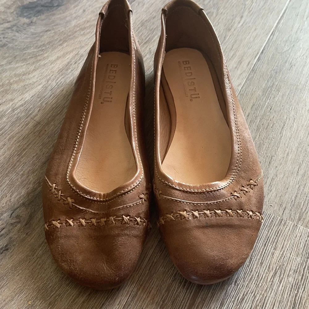 NEW Bed|Stu Leather Slides/Flats Size 7.5 - Picture 12 of 13